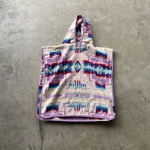 Pendleton Chief Joseph Jacquard Hooded Towel Poncho for Kids